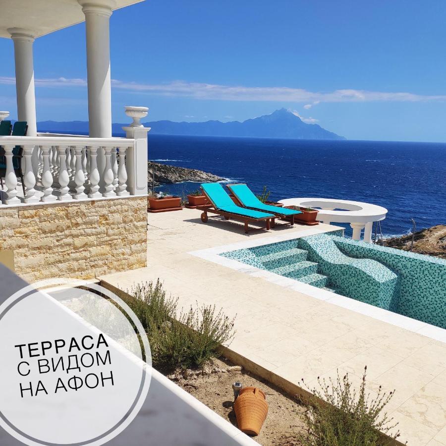 Villa Ulyana Kriaritsi - Athos Sea View & Spa Екстер'єр фото