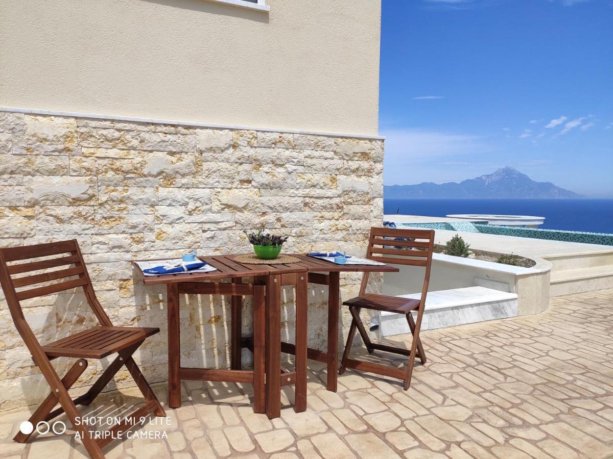 Villa Ulyana Kriaritsi - Athos Sea View & Spa Екстер'єр фото