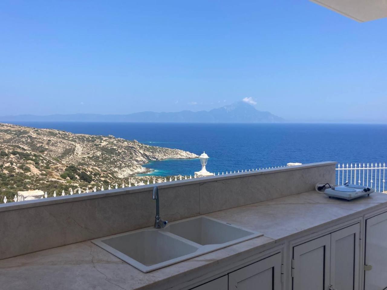 Villa Ulyana Kriaritsi - Athos Sea View & Spa Екстер'єр фото